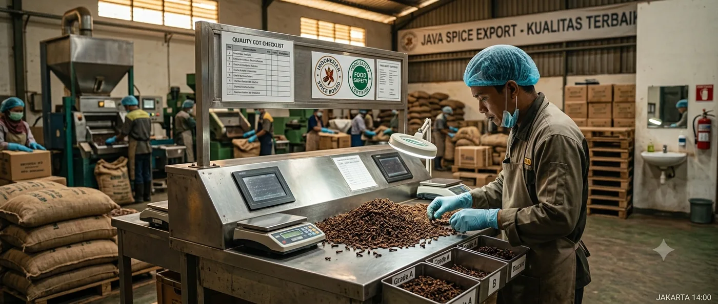 Clove quality control sorting