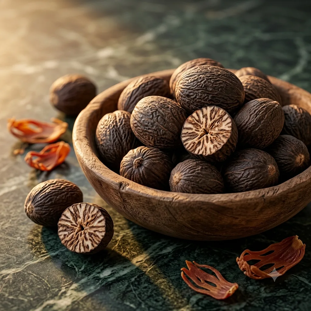 Nutmeg Myristica fragrans Indonesia Export